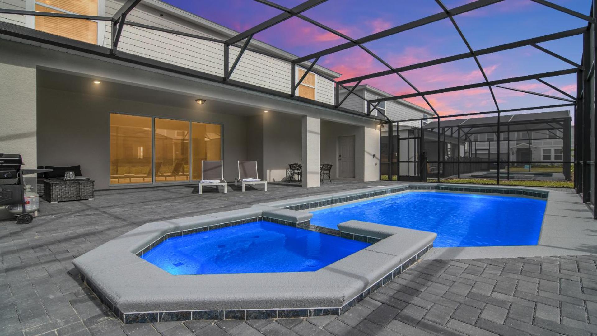 Magical Mansion 10 Bedroom W Pool Near Disney 达文波特 外观 照片
